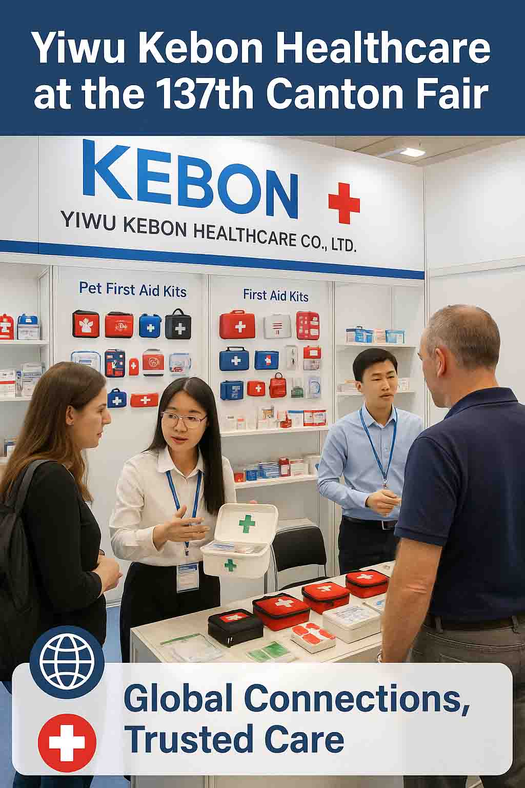 Yiwu Kebon Healthcareは137th Canton Fair、Eyes Global Exluing in Autumn Sessionで輝いています