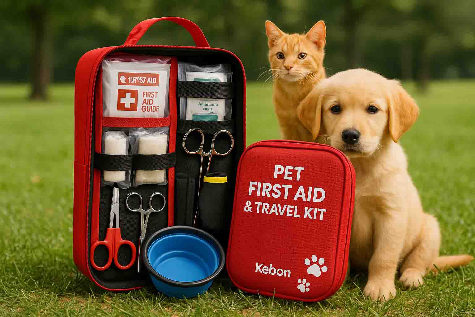 Kebonは、外出中の安全のためにPet First Aid＆Travel Kitを発表します